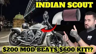 Удаление воздушного короба Indian Scout: самодельный набор за 200 долларов против фирменного набо...
