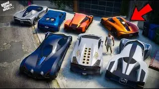 Franklin's AMAZING Supercar Collection in GTA V