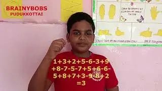 MENTAL MATHS / ADDITION SUBTRACTION / P.JEEVABHARATHI / BRAINYBOBS / ABACUS / BRAINGYM