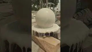 the work principle of Water Fountain-Rolling Ball Fountain#fountain #sculpture