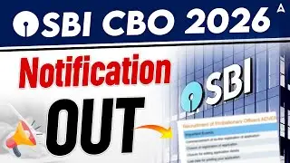 SBI CBO Notification 2026 Out | Vacancy, Eligibility & Syllabus | Complete Information