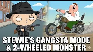 Family Guy Funny Moments | Stewie's Gangsta Mode & The Two-Wheeled Monster