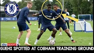 MARC GU&Eacute;HI SPOTTED IN CHELSEA TRAINING AHEAD OF CARABAO CUP SEMI-FINAL! SKY SPORTS NEWS CONFIRMS!