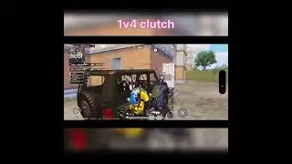 1v4 clutch | hritik4u | #bgmi #bgmishorts #shadowforce #pubg