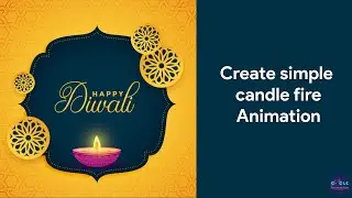 Create simple candle fire animation and Diwali banner animation using after effects tutorial