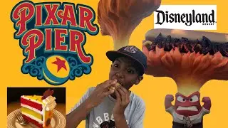 Disneyland FOOD Review & Disney California Adventure FOOD - visiting Pixar Pier & The Plaza Inn