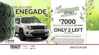 Tracy Chryler Dodge Jeep Ram Greener Days Sales Event