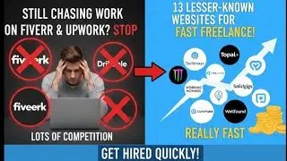 STOP Chasing Fiverr & Upwork GIGS! (13 Hidden Websites with FASTER Freelance Work)#fiverr #upwork