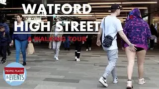 Watford High Street | England UK | A Walking Tour - with Captions/Subtitles