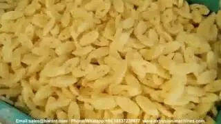 Corn flakes corn flour processing line   extrusion corn cereal flake making machine
