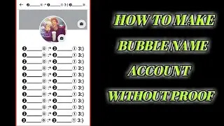 new invalid emoji bubble name facebook id trick 2021| bubble emoji fb name id kaise banaye