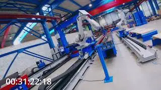 Zeman Fully Automated Steel Beam Assembly - One operator only