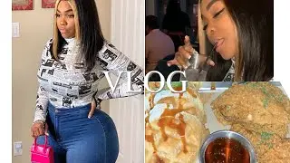 VLOG: SOLO LUNCH DATE | TARGET SHOPPING | BAR HOPPING | Longqi Hair