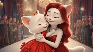 Cute Cat Mom & Baby Fashion Show 😻 | AI Animated Kids Video | Family Fun