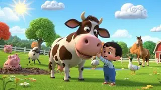 Farm Animal Sounds Fun Song | kids nursery rhymes | Baby Song, Learn Animal Sounds 🐄🐔