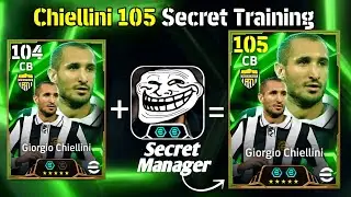 Giorgio Chiellini 105 Rated Training efootball 2026✨|| How To Train 105 Chiellini 105 efootball 2026