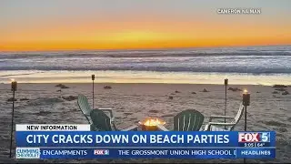City cracks down on beach parties