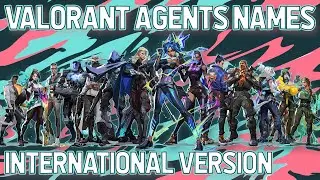 All Names of Valorant Agents In My Way| Just Random | MrGamie