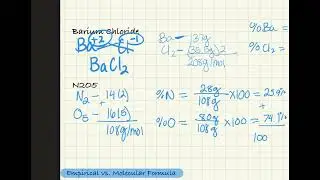 Percent Composition, Empirical, & Molecular Formulas