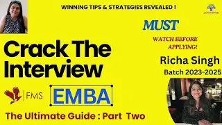 Never Like Before Explanation of FMS Executive MBA Interview Process | Winning Strategy Revealed