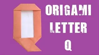Origami Letter Q