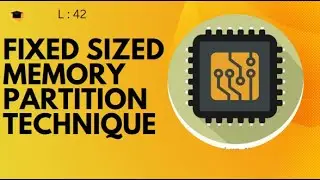 LECTURE : 42 | FIXED SIZED MEMORY PARTITION | OPERATING SYSTEM