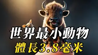 全世界最小的10种微型动物，成年蛇比面条还细！ 第一名以毫米为单位，不用显微镜几乎看不见！#世界之最 #动物 #动物世界 #知识渊博 #百科密码 #科普