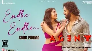 Endhe Endhe Song Promo | Agent | Akhil Akkineni ,Sakshi Vaidya | Surender Reddy| Hiphop