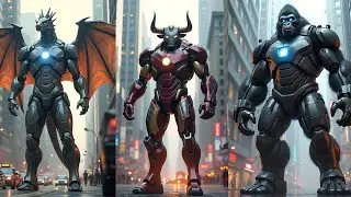 Ironman DNA Fusion with Animals / भावात्मक दृश्य | Forest Animals And Ironman