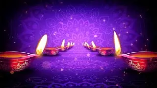 4K Free Diwali Lights Background - No Copyright
