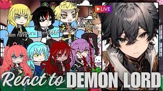Rimuru Tempest react to cid kagenou as New Demon lord  | eminence of shadow | Gacha life