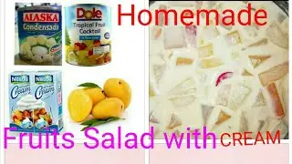 HOW TO MAKE MANGO FRUIT SALAD