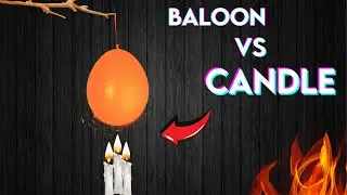 Baloon vs candle crazy experiment gone wrong,no fear experiments,crazy experiment,