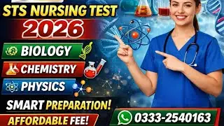 &ldquo;STS BS Nursing Test 2026 Preparation | Complete Syllabus + Smart Strategy | Sindh Govt Nursing&rdquo;