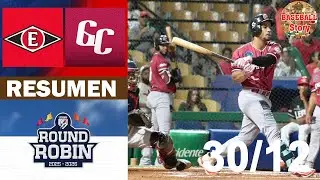 Resumen: Gigantes del Cibao Vs. Leones del Escogido Round Robin (30/12/2025)