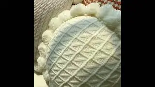 ifurniture handknitted tassel pillowcase with inner