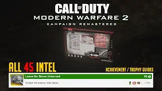 Call of Duty Modern Warfare 2 Remastered - All 45 Intel Locations - 