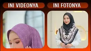 WOW! Jilbab Khimar VAVA Hijab Hira Motif 🔥 Malay Printing Sublim, Elegan & Nyaman