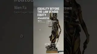 There's a difference between #equality before the #law and the far more nebulous &ldquo;#equity.&rdquo;