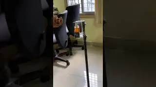 Hands free Pedal Operated Sanitizer Stand