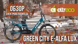 Электровелосипед Green City e-ALFA LUX - практичный и удобный