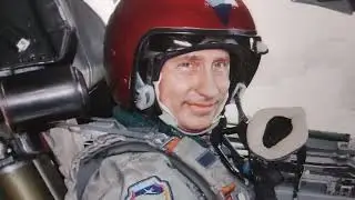 So with glue, Vladimir Putin's jet fighter was not moving, because a prison needs him so bad, aye!?