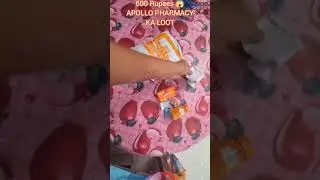 Apollo pharmacy ka 600 Rupees ka product Free Unboxing || Crazy Shorts YT
