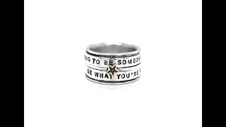 Inspirational Be You spinner ring