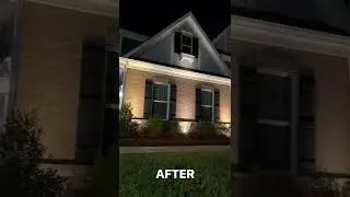 Landscape Lighting: Before vs After