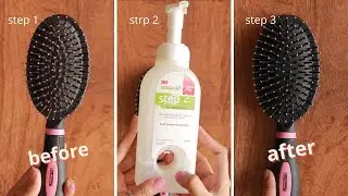 How To Clean Hairbrush in 5 Minutes | Without Using Water | Ready To Use in 5 minutes | #howto