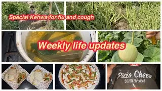 Weekly life updates | kehwa for flu and cough | Achha food cheese review | 