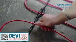 DEVI electric heating cables are perfect for in-screed or in-slab heating floor solutions