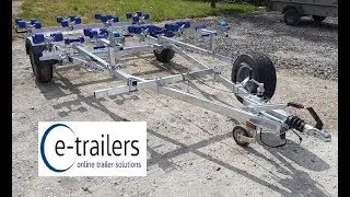 Extreme 1300kg (EXT 1300) Double Jet Ski Roller Trailer