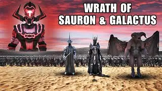 SAURON & GALACTUS VS THOR & SUPERMAN IN UEBS 2